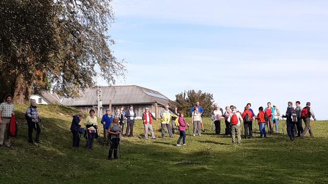 Eine Wanderung zum schönen Herbstwetter.