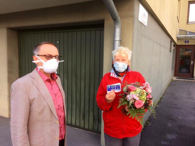 7.000 Fahrgast: Brigitte Wayand