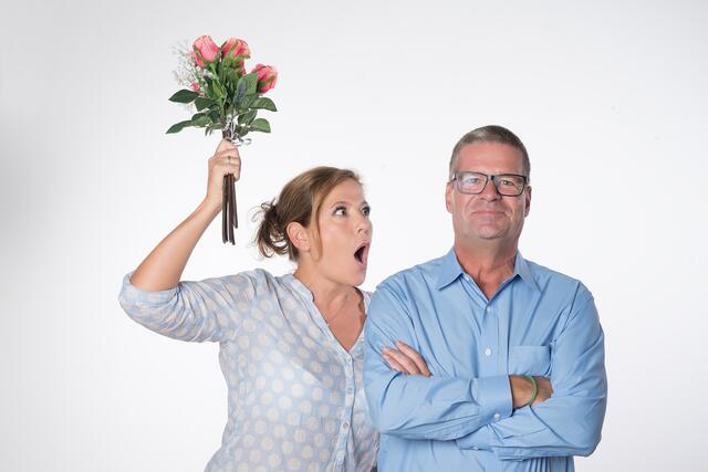 Paarspaltereien zwischen Monica Weinzettl und Gerold Rudle.