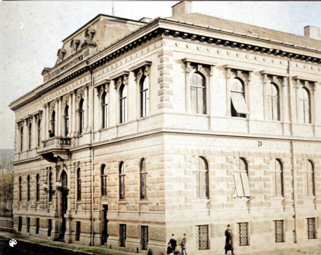 Historisch: das "Bad zur Sonne"-Gebäude im Jahr 1874