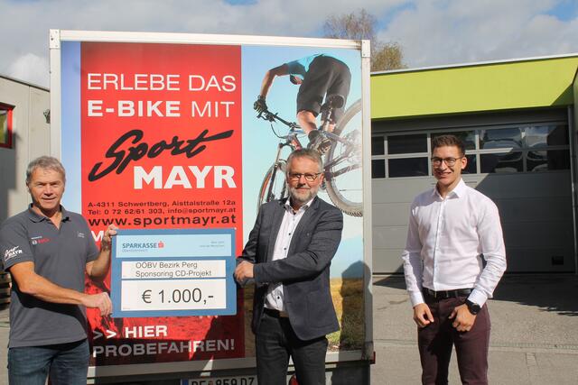 v. li. Christian Mayr, Erhard Meindl und Georg Fichtinger