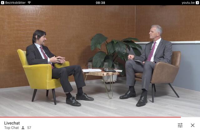 Livechat mit wichtigen und interessanten Informationen.