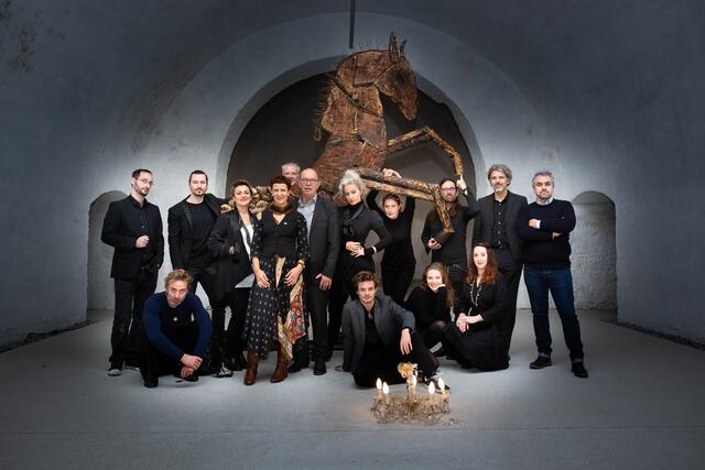 Das wortwiege Ensemble in den Kasematten.