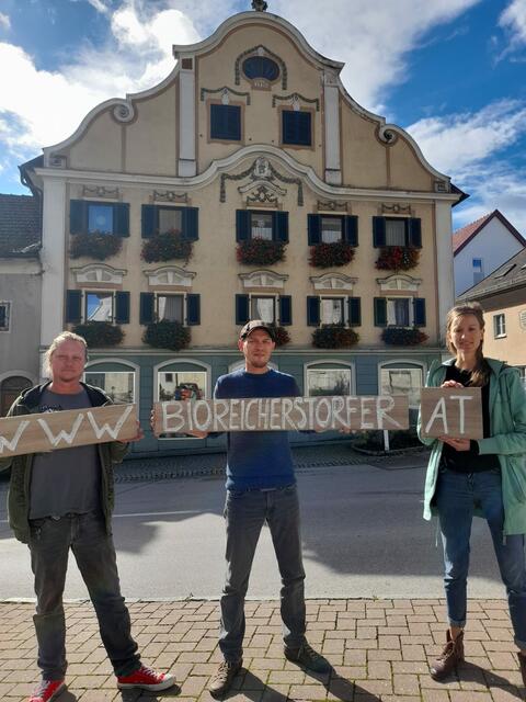 Robert Tragler, Michael Aitzetmüller und Angela Kaser (v.li.)