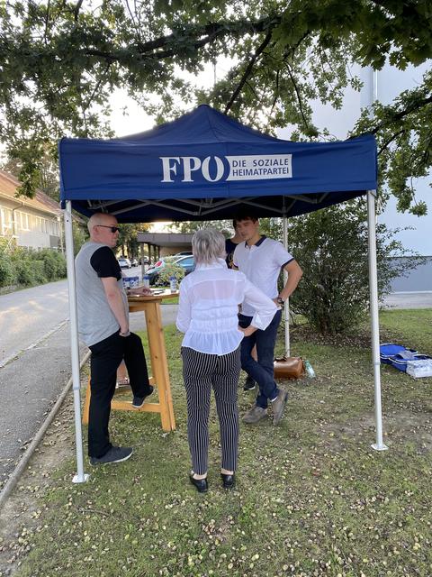 Die FPÖ Eferding im Gespräch mit den Bürgern