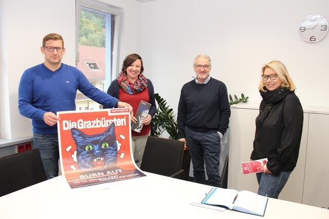 Philip Hiden, Natalia Bauernhofer, Helmut Traxler-Turner und Eveline Schagawetz