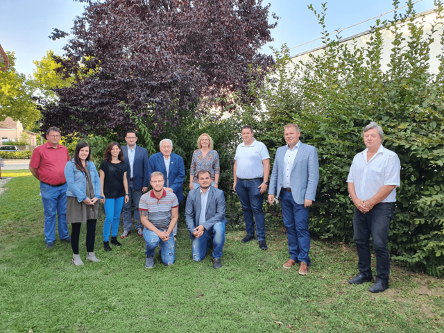 Der neue Vorstand des Musikverein Grenzland Hohenau.