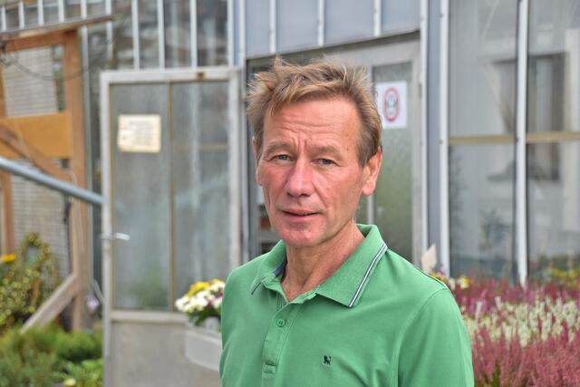 Andreas Pomper führt den Gartenbau- und Florisikbetrieb seit 20 Jahren.