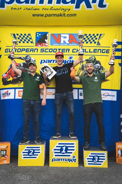 Robert Sega, Kevin Höfler und Bernd Berzobohaty beim Finale in Bad Fischau