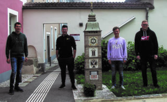 Die neuen Zivildiener der Stadtgemeinde Enns.