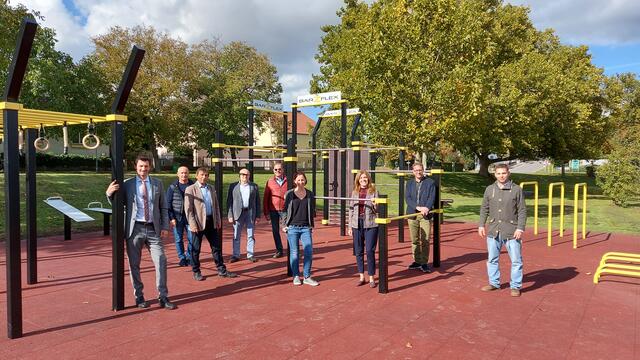 Die Fitnessgeräte stehen den Zistersdorfern zur freien Nutzung zur Verfügung | Foto: LEADER Weinviertel Ost