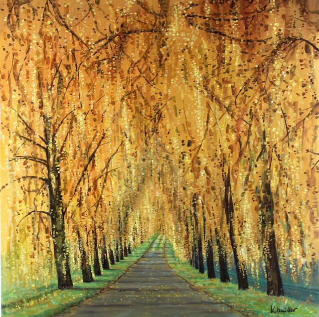 „Die Herbstallee“ kann man am 18. Oktober vor Ort in Anton Kitzmüllers Atelier bestaunen.