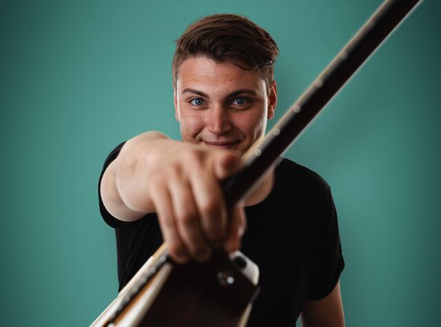 Flo Gruber stellt sein neues Album vor. | Foto: Lukas Rauch