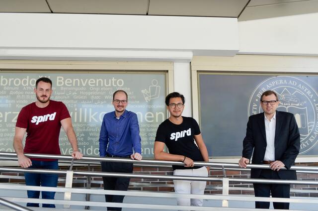 Machen Sport-Matching möglich: Dominik Kohl, Dietfried Globocnik, Kevin Schrattel, Erich Schwarz (von links)