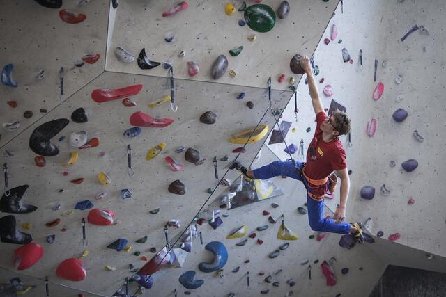 Stefan Scherz erkletterte sich Gold. | Foto: SPOTONE/Defner