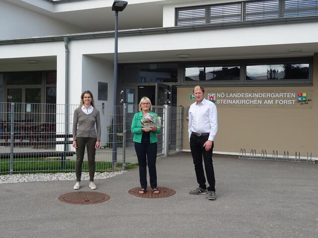 Iris Steindl, Anni Resch und Wolfgang Pöhacker