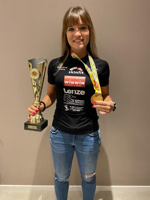 Athletin Melanie Marouschek holte den Gesamtsieg. | Foto: LC St. Pölten