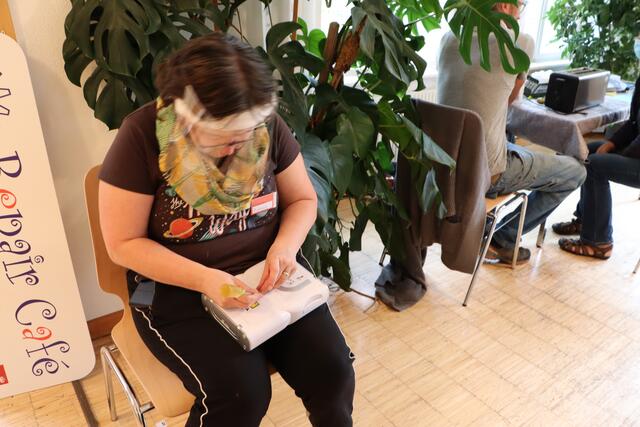 Michalea Brütz legte selbst bei den Reparaturen Hand an. | Foto: Siegele