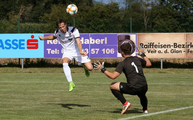 Michael Salbrechter ist bisher der beste Torschütze der St. Veiter. Gegen Launsdorf wollen er und seine Mitspieler wieder Grund zum Jubeln haben | Foto: Kuess
