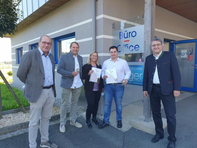  Jakob Gruber (Elektrotechnik Klinger GmbH, Groß St. Florian) erhielt für seine ausgezeichnete Elektrotechniker-LAP eine Stars-of-Styria-Auszeichnung.   | Foto: WKO DL