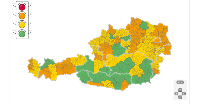 Die Ampel zeigt derzeit in Murau und Murtal grün. | Foto: Ministerium