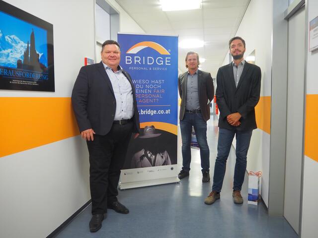 Die WKO auf Tour: A. Jirka, V. Larissegger, C. Kozina (v.l.)