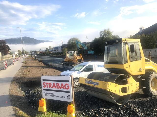 In St. Johann entsteht ein neuer Tages-Parkplatz. | Foto: Kogler
