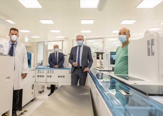 (v.l.n.r): Dr. Stingl, Dr. Klamminger, Dr. Pernkopf, Dr. Hörmann.