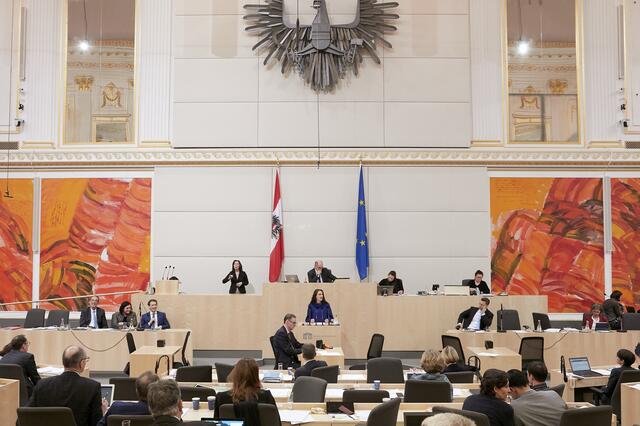 Maßnahmen gegen das Gastrosterben als Thema im Parlament. | Foto: Parlamentsdirektion / Thomas Topf