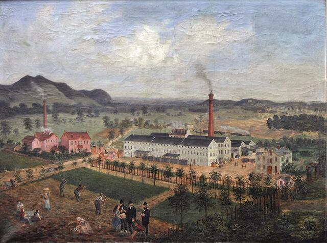 Damals 1890: "Aecht Franck" – Kaffee-Ersatz aus Linz
Im Jahr 1879 begann in Linz die Produktion von Kaffee-Ersatz: Die württembergische Firma „Heinrich Franck Söhne“ eröffnete in der Stadt ihre Fabrik für Zichorien-Kaffee. Das Unternehmen stieg hinter der Tabakfabrik und der Kleinmünchener Spinnerei zum drittgrößten Industriebetrieb von Linz auf. 1973 wurde die Fabrik an Nestlé abgegeben und in ein Zentrum für Maggi-Produkte umgestaltet, das 2017 geschlossen wurde. | Foto: Archiv der Stadt Linz