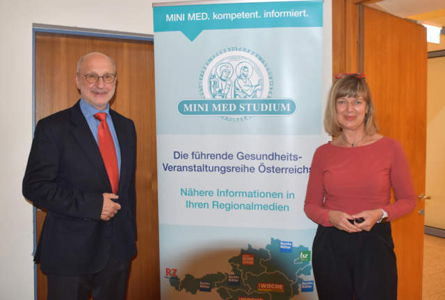 Mini Med-Referenten Rosemarie Moser und Georg Klein | Foto: Uchann