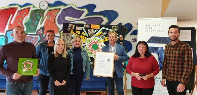 Die Mittelschule Kohfidisch erhielt das Österreichische Umweltzeichen als erste Mittelschule im Burgenland. | Foto: Mittelschule Kohfidisch