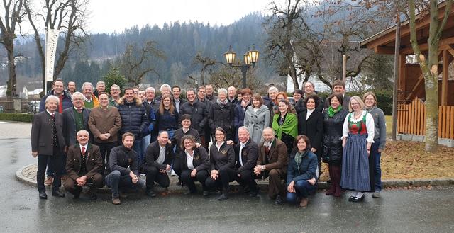Ein Gruppenfoto des Sängergauss Gailtal von der bisher letzten Jahreshauptversammlung Anfang des Jahres