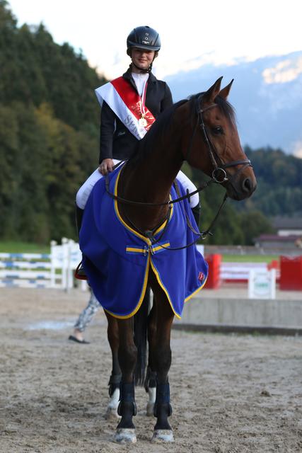 Stolz war Sophie Sivr bei der Siegerehrung auf ihren Titel als jüngste Landesmeisterin.