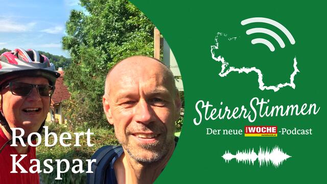 Robert Kaspar und Martin Unger (v.l.) radelten im Sommer vom östlichsten zum südlichsten zum westlichsten Buschenschank der Steiermark. | Foto: KK