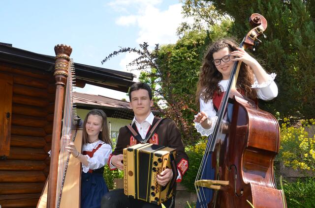 Viktoria, Jakob und Anna-Maria treten auch als die "Geschwister Mayr" in Aktion. | Foto: Familie Mayr
