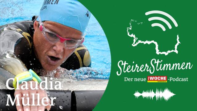 Iron Ice Woman, Winterschwimm-Weltmeisterin, Rekordhalterin im 24-Stunden-Schwimmen: Dast ist Tausendsassa Claudia Müller. | Foto: KK