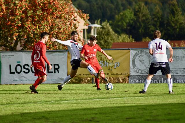 Das Haxerl gestellt: Bad Gams nahm Groß St. Florian erfolgreich einen Punkt ab.