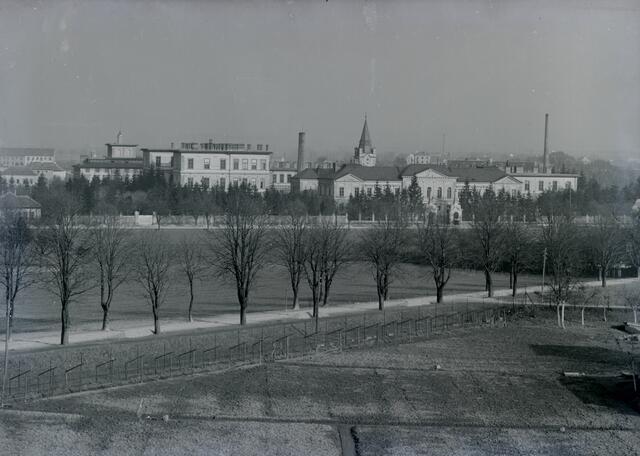 Das St. Pöltner Krankenhaus um 1900. Es war damals bereits das modernste der Region.