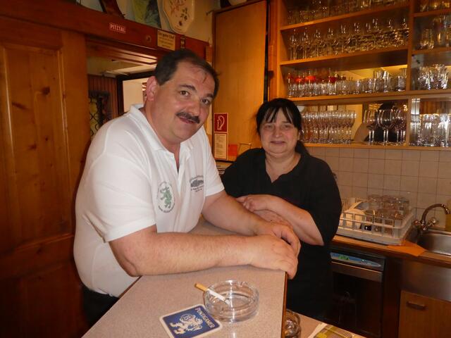 Norbert Reinbacher, hier mit Martina, wird Samstag zum TV-Star.