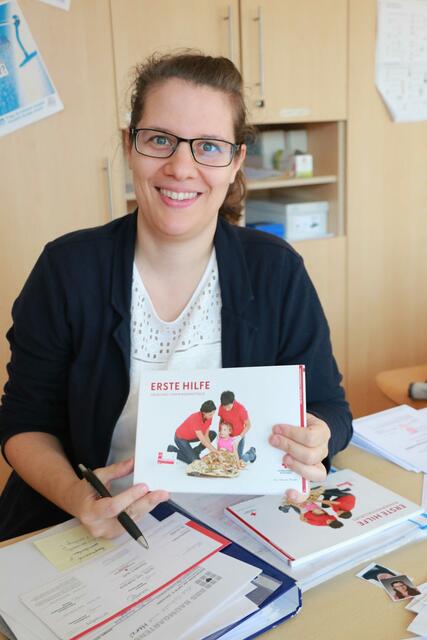 Daniela Ernst-Dürrer organisierte den Erste-Hilfe-Kurs. | Foto: BBS-Blauensteiner