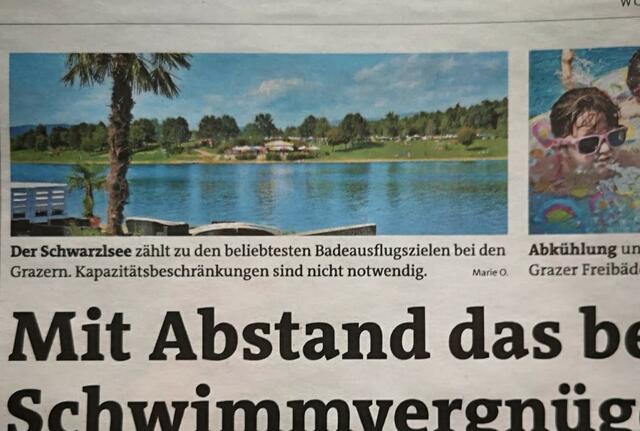 WOCHE Graz, Ausgabe Nr. 29, 15. Juli 2020, Schwarzlsee