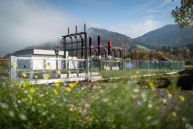 Das neue Umspannwerk in Steinfelden