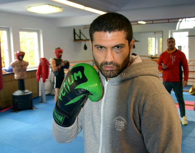 Idris Canavar vom BC Unterberger Wörgl in Vorbereitung auf die Österreichischen Boxmeisterschaften. | Foto: Schwaighofer