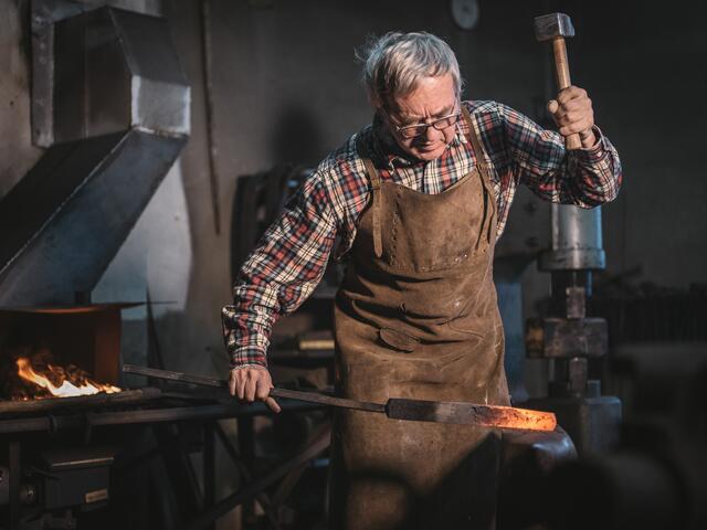 Stark und Ehern: Schmied Wolfgang Scheiblechner