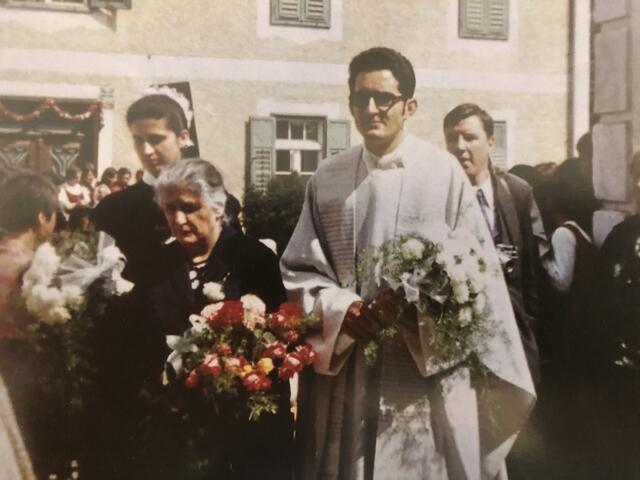 Nach seiner Priesterweihe im Jahr 1970 feierte Alois Steinkleibl diese auch in seiner Heimatgemeinde Kirchbach.