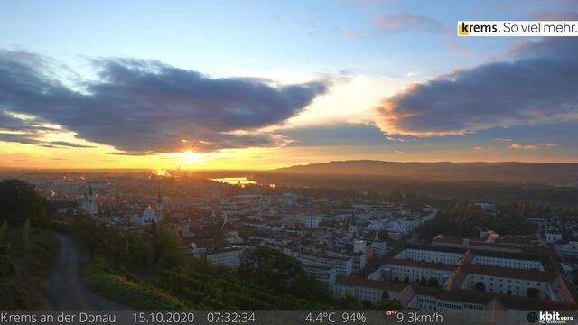 Jetzt kann jeder einen Live-Blick auf die Stadt Krems werfen.