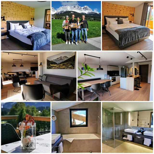 In diesem Luxus-Chalet durfte Heidi Streimetweger ein Wochenende mit Freunden verbringen.