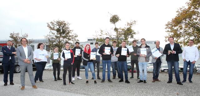 Alle Geehrten der Firma Nikitscher