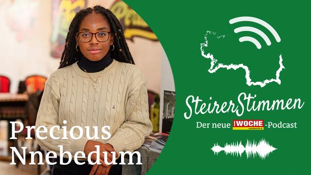 Die 22-jährige Precious Nnebedum erschafft sich mit ihren Texten eine eigene Welt und nimmt dabei manchmal die Nebenrolle ein. Bei den Anti-Rassismus-Protesten in Graz war sie jedoch ganz klar Protagonistin. | Foto: Foto Jörgler